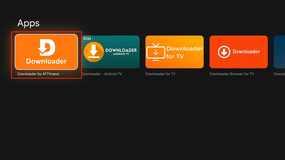 Schritt 1: Downloader suchen