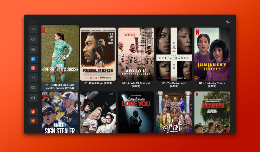 UHF IPTV App für iPhone iPad Apple TV
